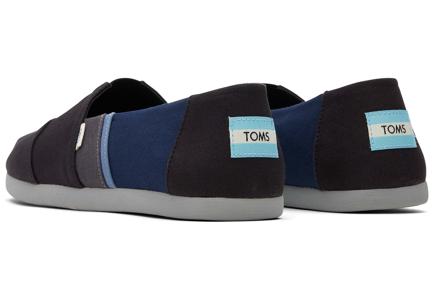 Toms Alpargata Color Block Espadrille Black - Mens - 79238-NEVD